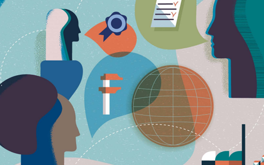 The illustrations show the different QI elements.