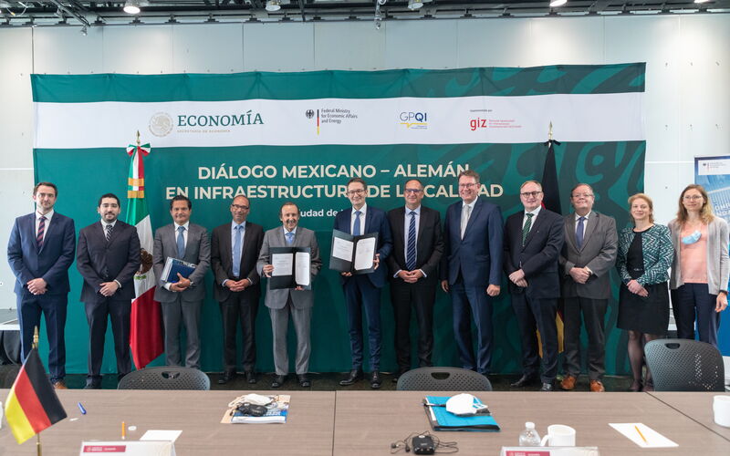 The signed Work Plan for 2022 was the result of the 4th Annual Meeting of the German-Mexican Dialogue on Quality Infrastructure