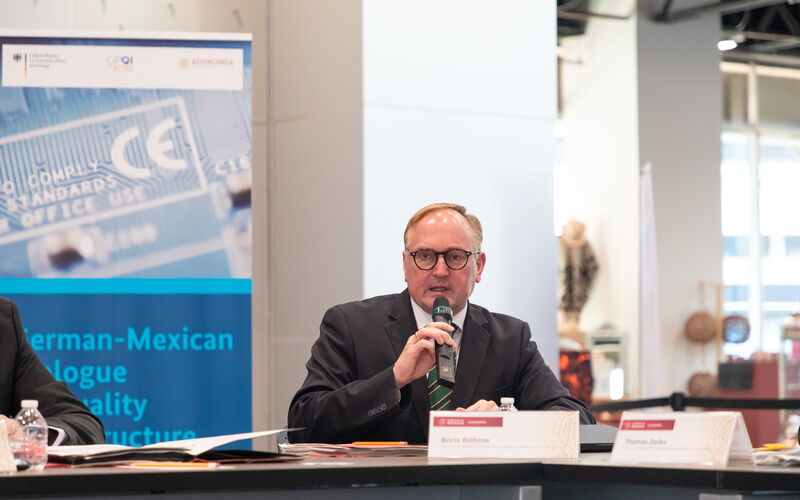 Boris Böhme spoke about recent developments and challenges in market surveillance