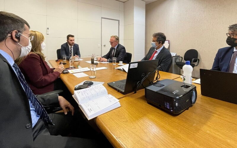 BMWK meets with ME to discuss the 2021-2022 Work Plan. © GPQI-GIZ